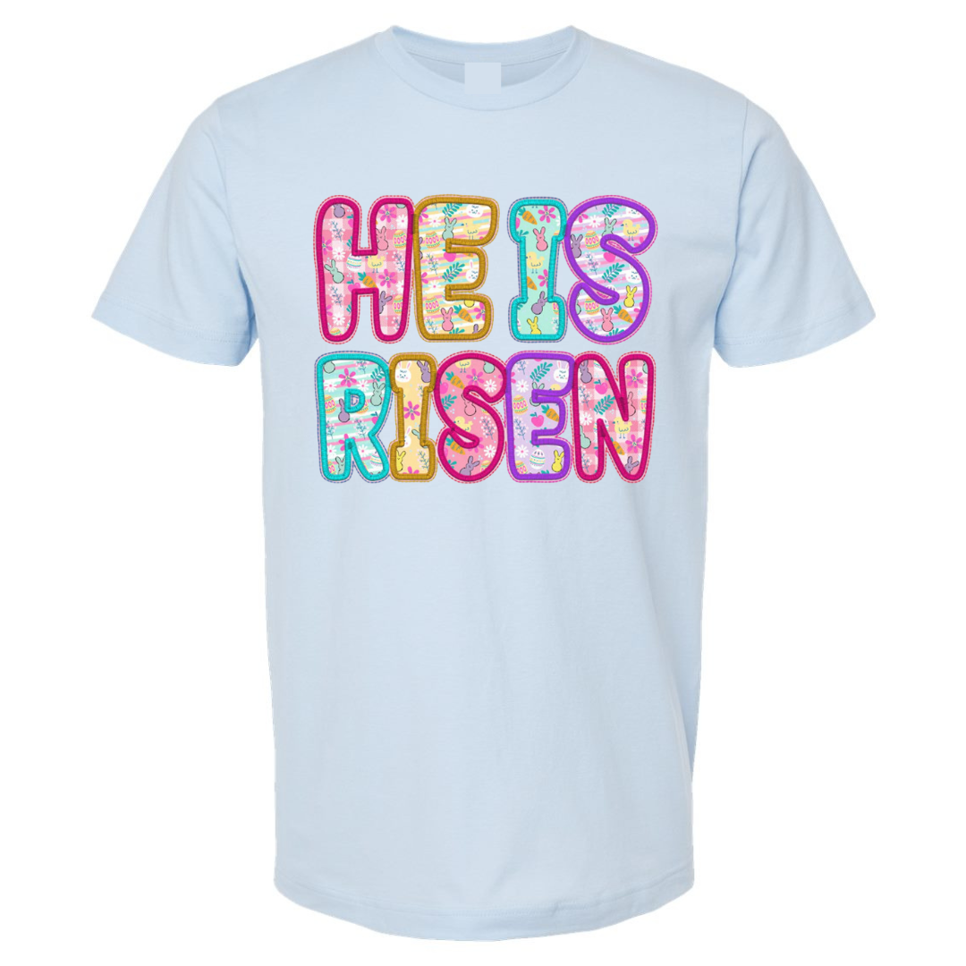 He is Risen Bubble Letters T-Shirt