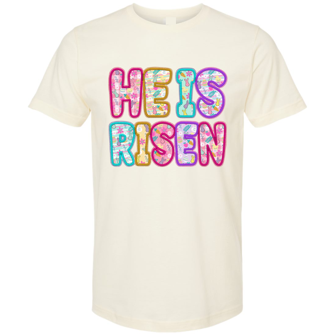 He is Risen Bubble Letters T-Shirt